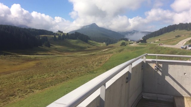 Sommet du col des glieres vue sur le plateau