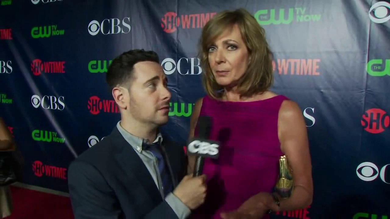 Fall Previews - CBS Press Tour Red Carpet_ Allison Janney