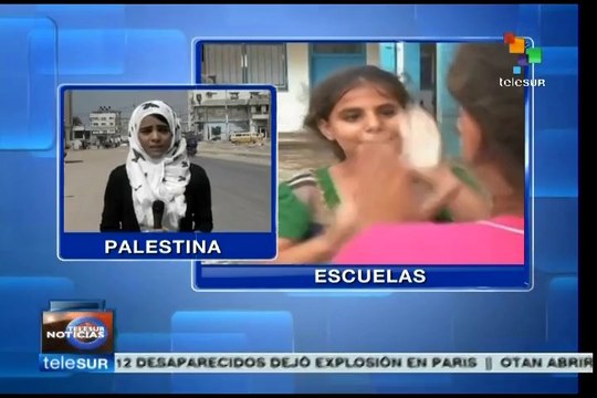 Palestina: estudiantes retomarán clases tras bombardeos israelíes
