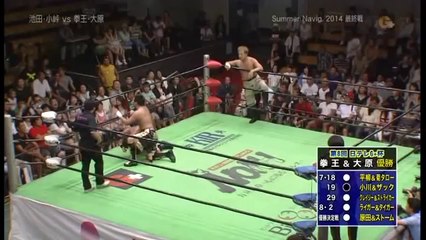 Kenou & Hajime Ohara vs Daisuke Ikeda & Atsushi Kotoge (NOAH)