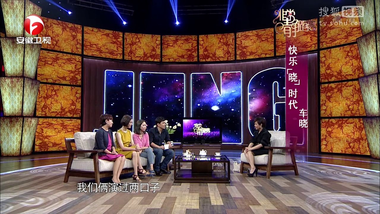 20140831 非常静距离 车晓自曝喜欢日久生情 回忆帮同学养狗趣事