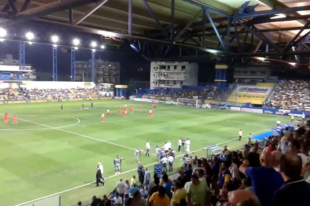 Η προθέρμανση των δύο ομάδων