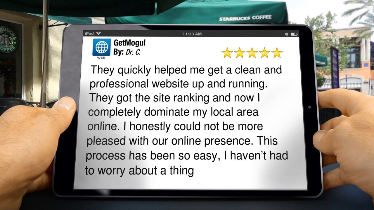 GetMogul 5 Star Review        Incredible         5 Star Review by Dr. C.