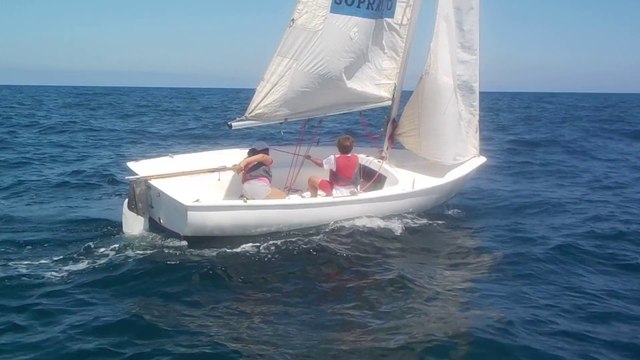 Chiara e Michelangelo 30 agosto 2014 scuola di vela Pantelleria