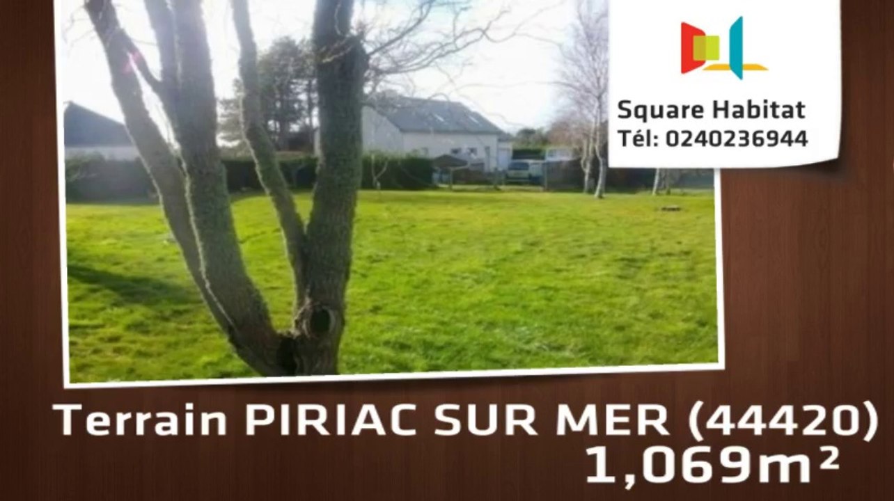 A vendre - Terrain - PIRIAC SUR MER (44420) - 1 069m²
