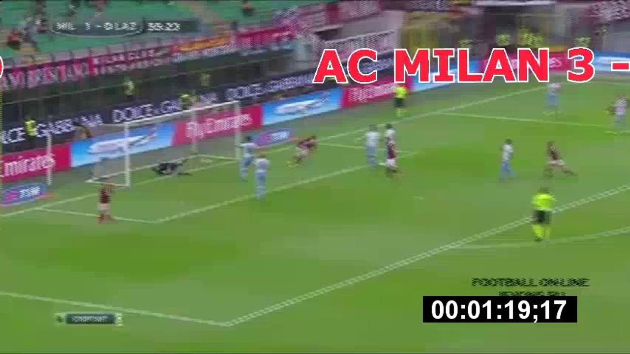 AC MILAN 3 - 1 SS LAZIO all goals & highlights serie A 2014