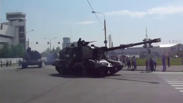 Russian MSTA-S self-propelled