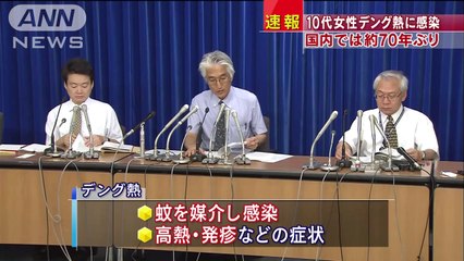 10代女性が国内でデング熱感染 約70年ぶり確認(140827) (HD)