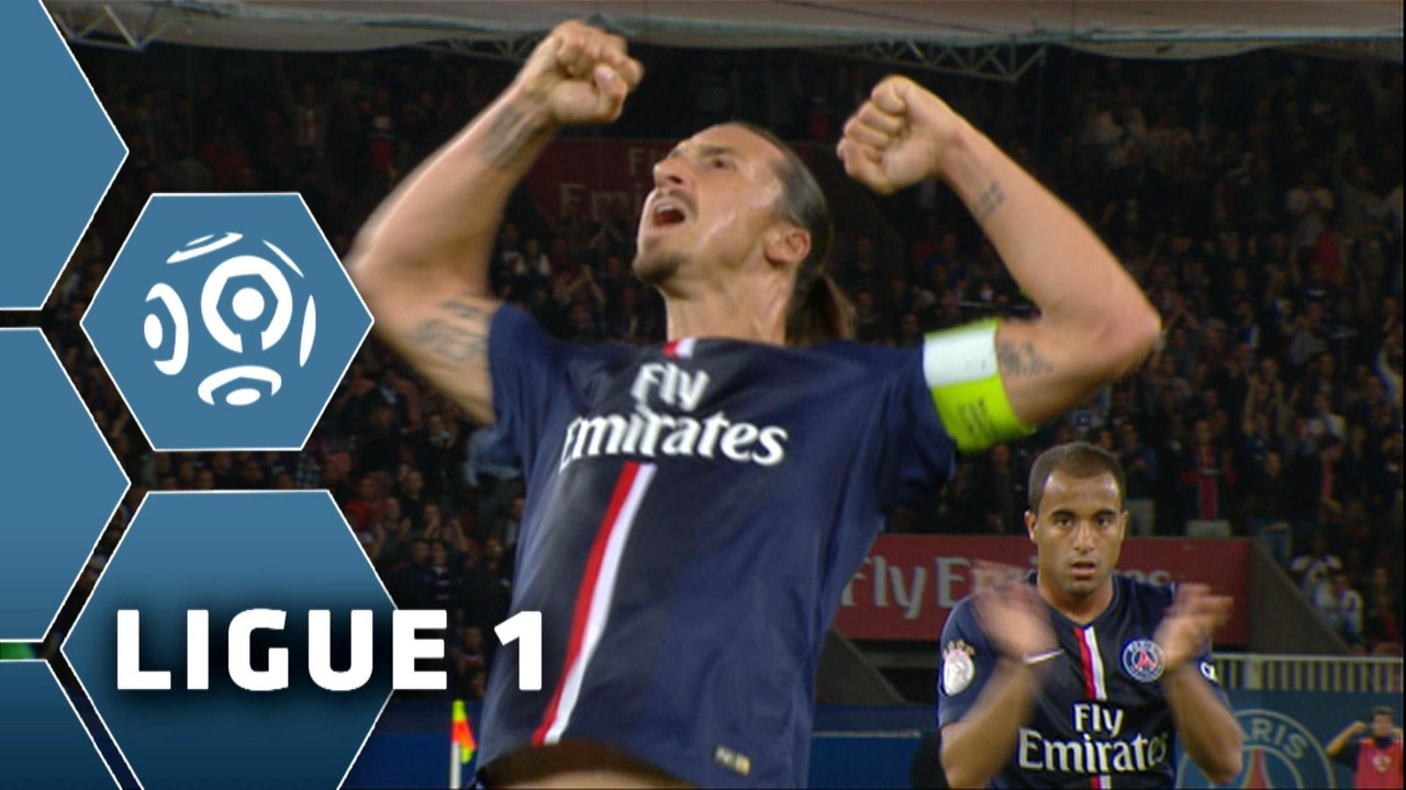 La tête rageuse de Zlatan IBRAHIMOVIC (41ème) / Paris Saint-Germain - AS Saint-Etienne (5-0) - (PSG - ASSE) / 2014-15