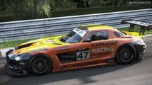 Project CARS Build 760 - Mercedes SLS AMG GT3 at Eifelwald (Nordschleife) - Replay