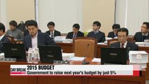 Government's 2015 budget increase to be smaller than expected Lawmaker