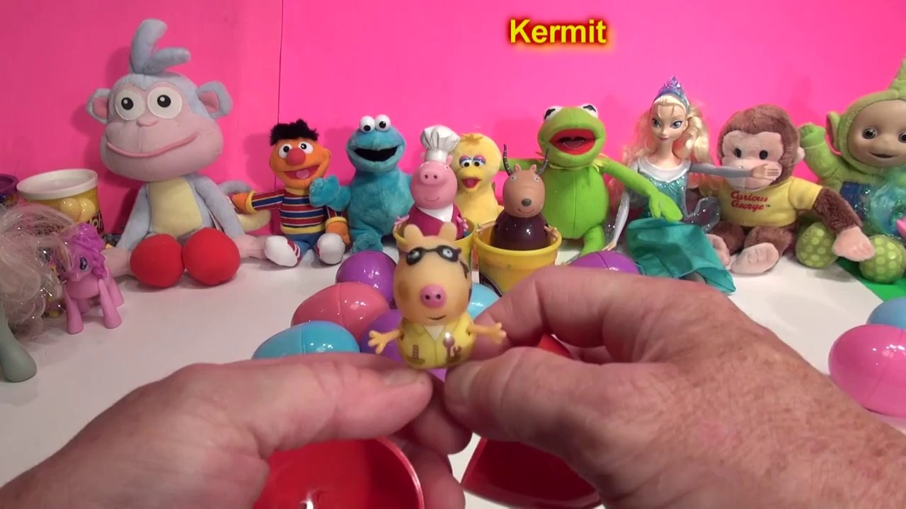 Peppa Pig Surprise Eggs , 14 Surprise Eggs and more surprises  lol