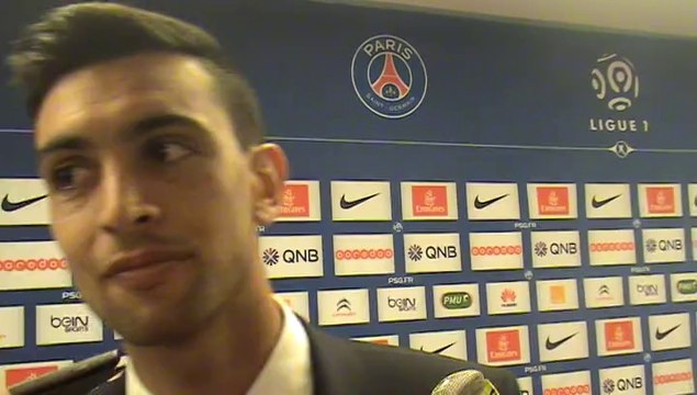 Réaction de Javier Pastore en zone mixte après PSG - Saint Etienne (5-0)