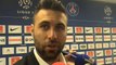 Réaction de Salvatore Sirigu en zone mixte après PSG - Saint Etienne (5-0)