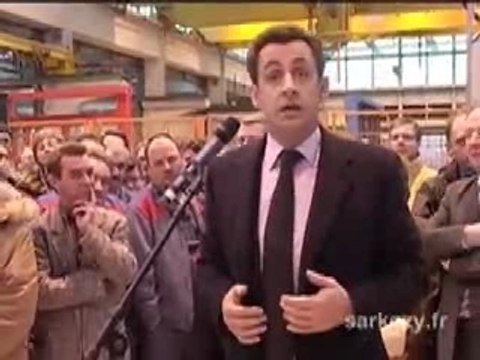 Discours de Nicolas Sarkozy chez Alstom