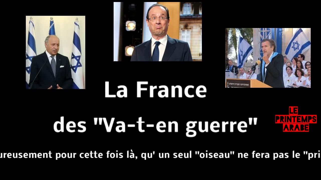 Syrie - Preuves du Grand Complot -américano-sioniste - qui tient la France -à sa botte !