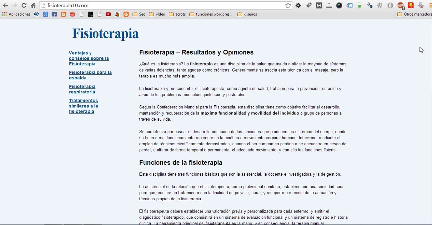 la mejor pagina de fisioterapia