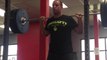 8/25- back squat, heavy triple. 275 lbs