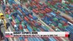 Korea's exports inch down 0.1p in August