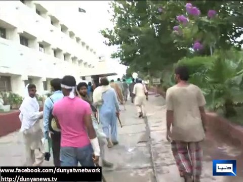 Dunya News- Protesters shut down PTV transmission