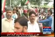 PTI PAT Protesters occupied PTV Building