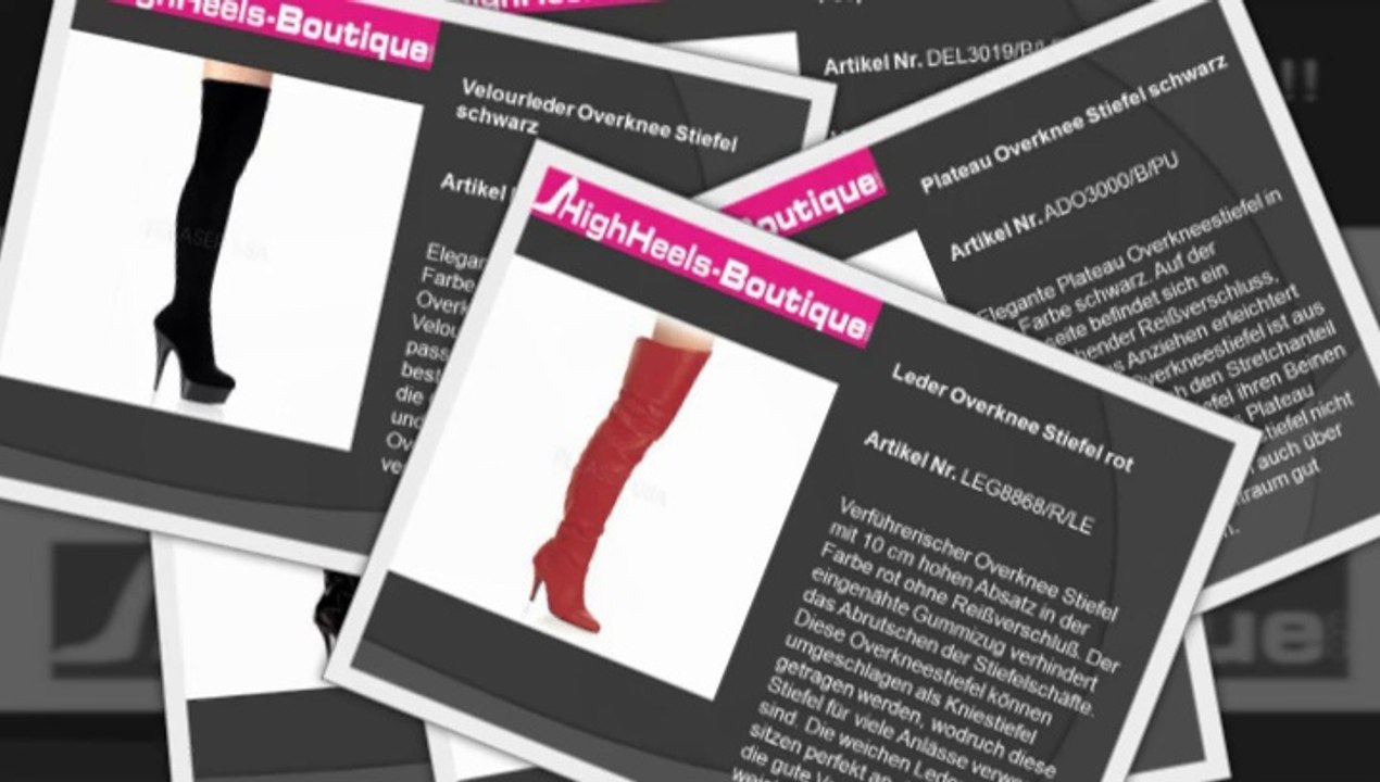 Overkneestiefel - Die schönsten Overknee Stiefel für den Winter!