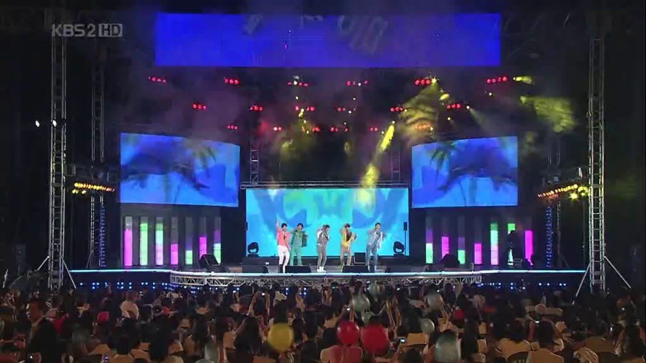 080729 가평캠프축제 샤이니 으쌰으쌰+누난너무예뻐