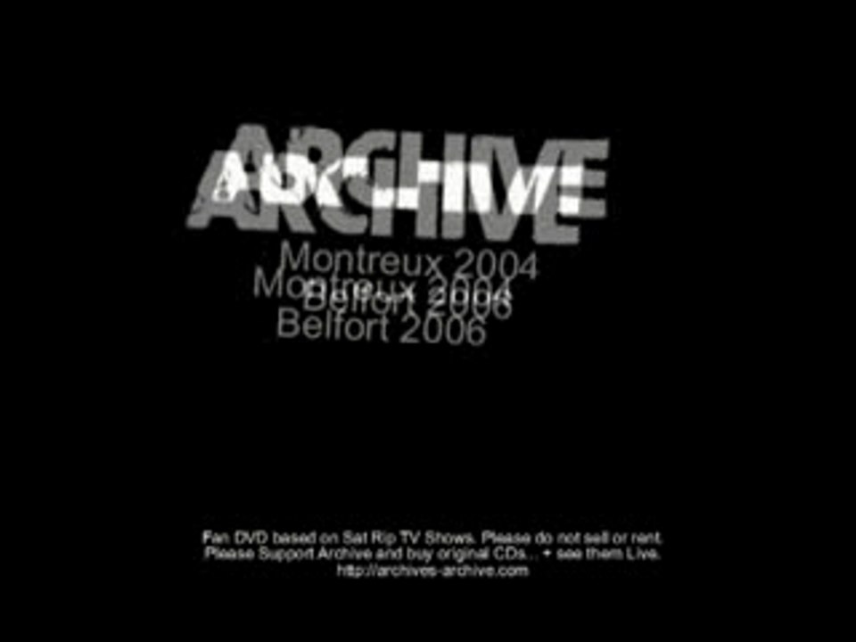 Archive - Fan Made DVD / Teaser