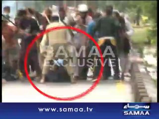 HOW PROTESTORS INJURED SSP ISMATULLAH JUNEJO – WATCH VIDEO