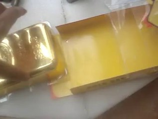 Gold Bar Door Stopper - New Style
