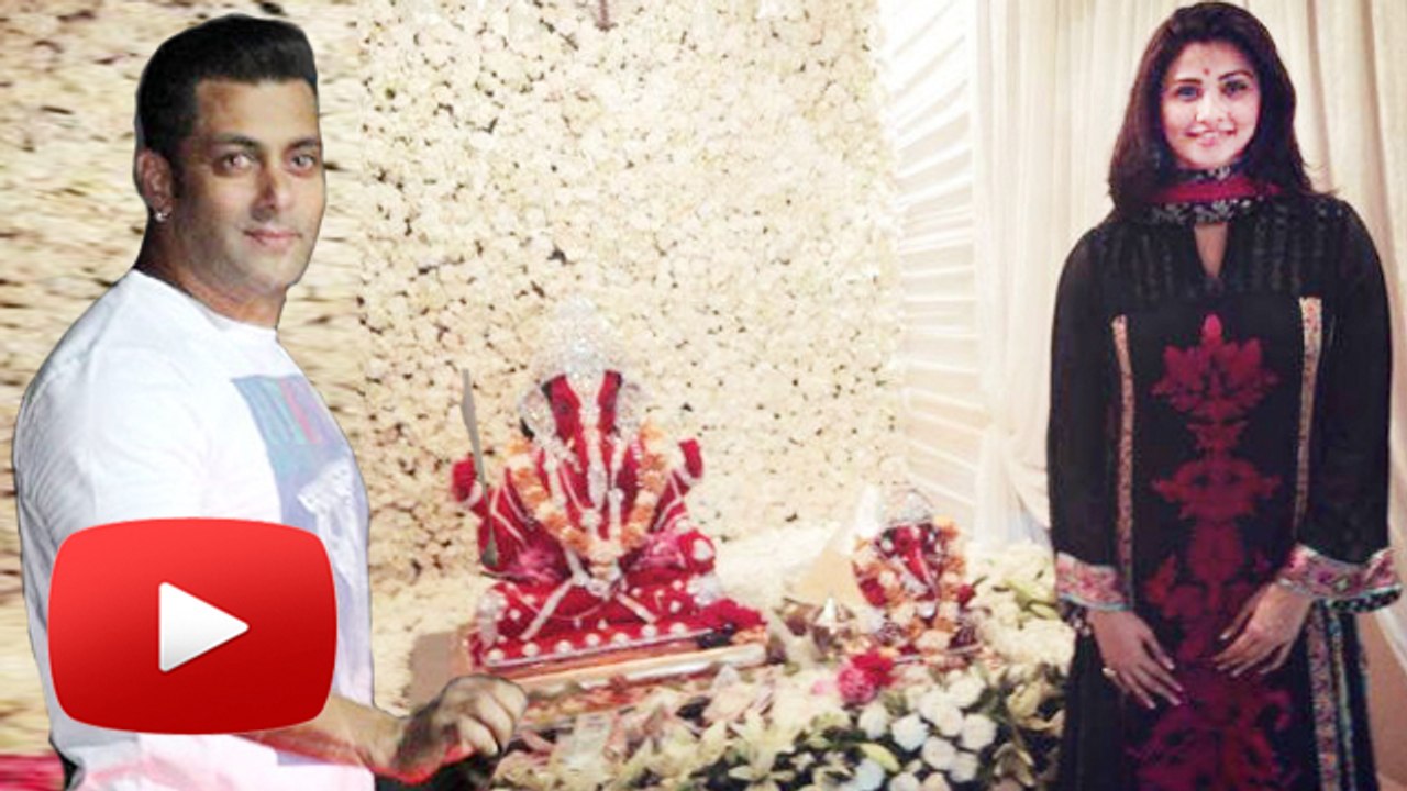 Daisy Shah Celebrates Ganesh Festival With Salman Khan’s Family !