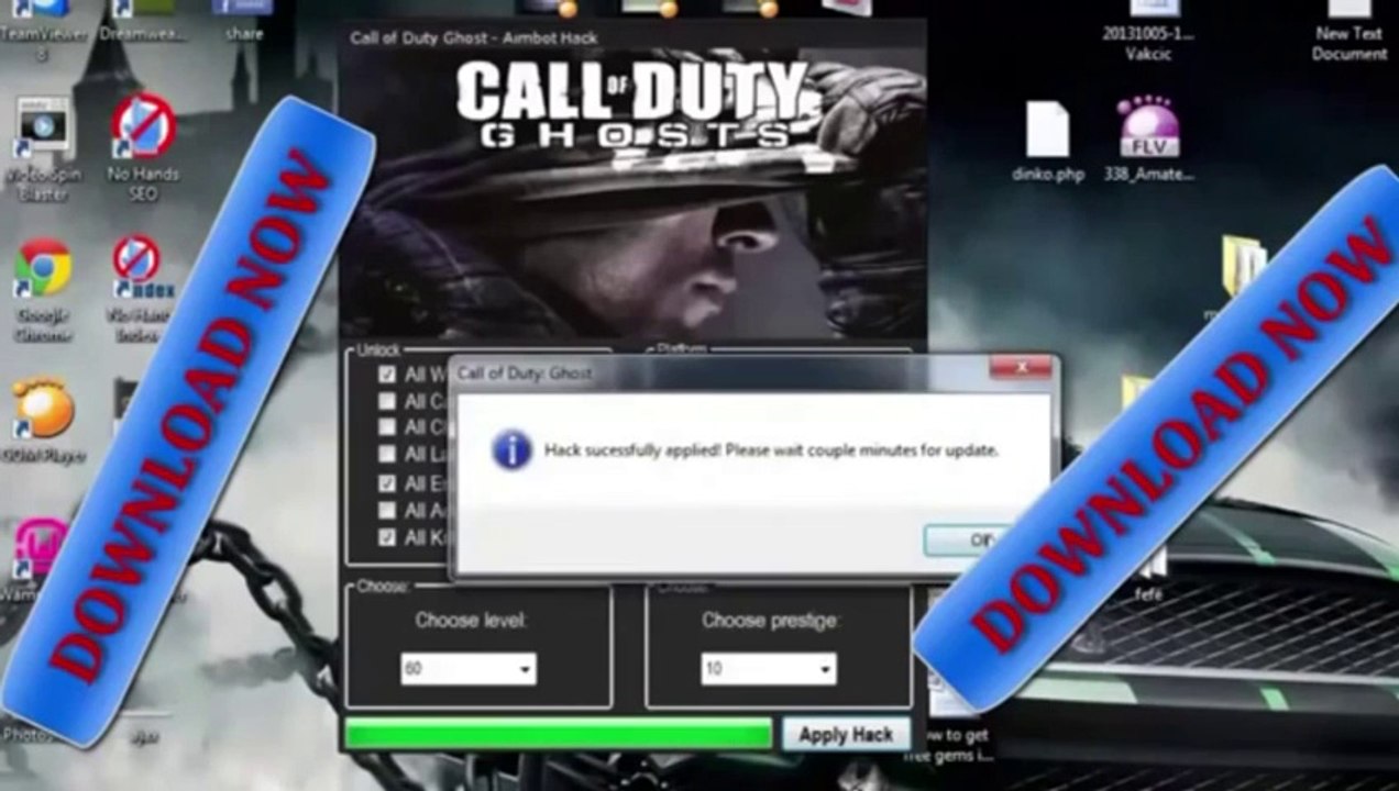 Hack Call of Duty Ghost PS3 - XBOX 360 - PC-XBOX ONE ET PS4 (prestige &  cheat) - Vidéo Dailymotion