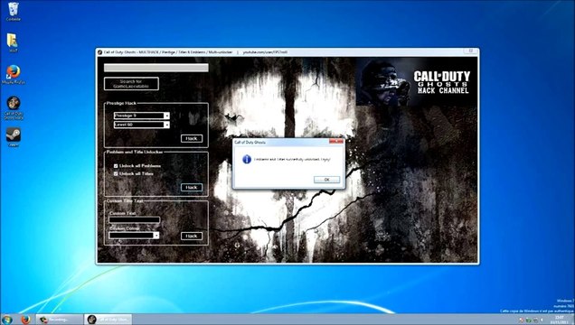 Call of Duty Ghosts Hack Emblèmes, Prestiges, Titres, Aimbot etc... xbox 360, one, ps3, ps4 et pc