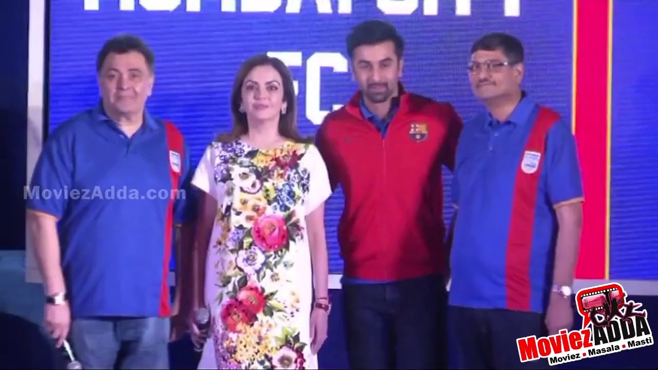 Ranbir Kapoor Launch ISL Mumbai City FC's Logo !