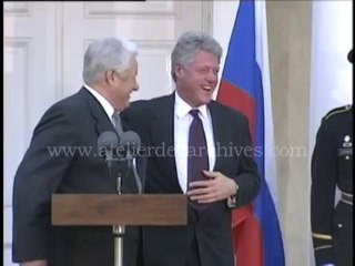 LE FOU RIRE DE BILL CLINTON ET BORIS ELTSINE (1995)