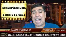 Iowa St Cyclones vs. Kansas St Wildcats Pick Prediction NCAA College Football Odds Preview 9-6-2014
