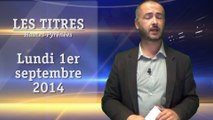 [HPyTV] Le Journal des Hautes-Pyrénées (1er septembre 2014)