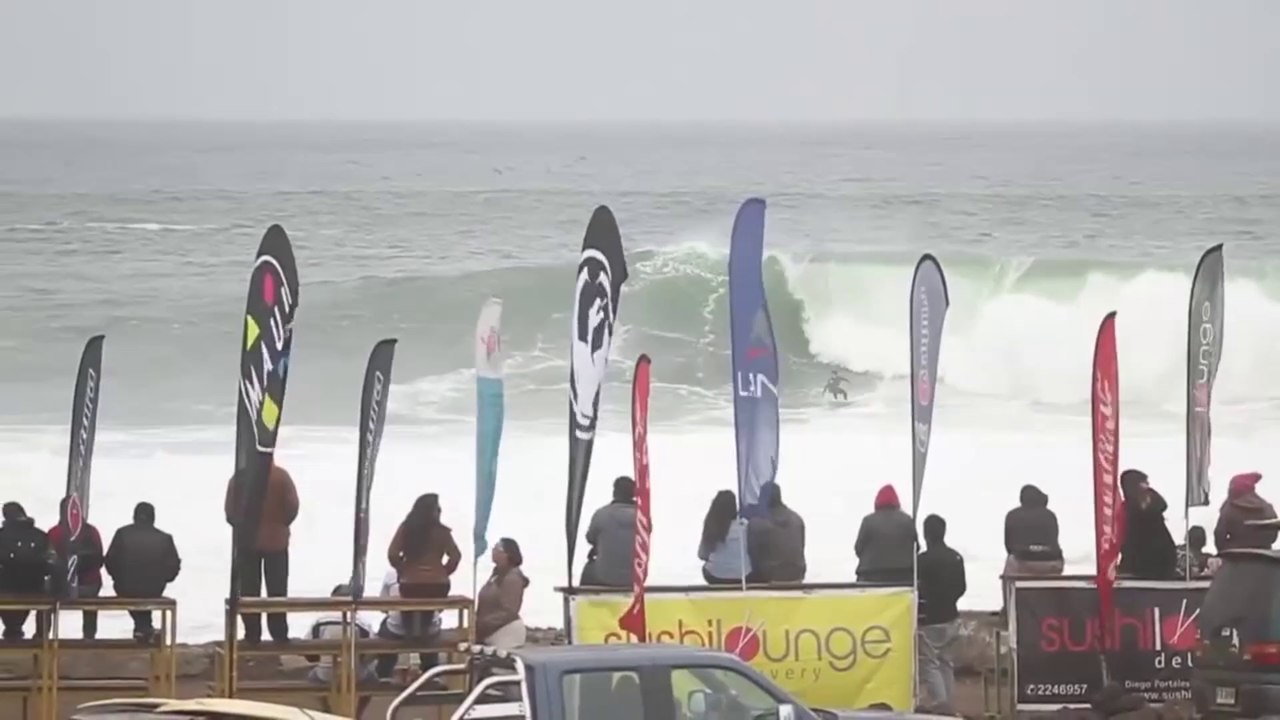 Surfing Chile