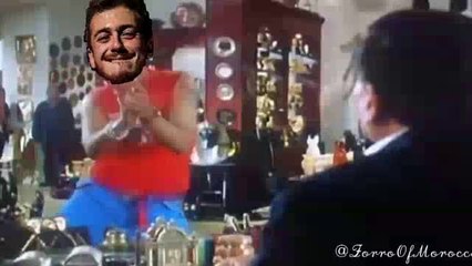 عادل إمام يحتفل بسعد المجرد على طريقته