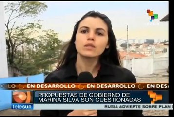 Brasil: Rousseff y Silva empatan en intención de voto para elección