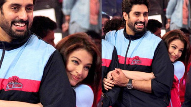 Aishwarya Rai & Abhishek Bachchan - PDA moments | Pro Kabaddi League