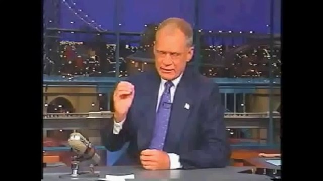 Letterman - Discours après le 11 septembre