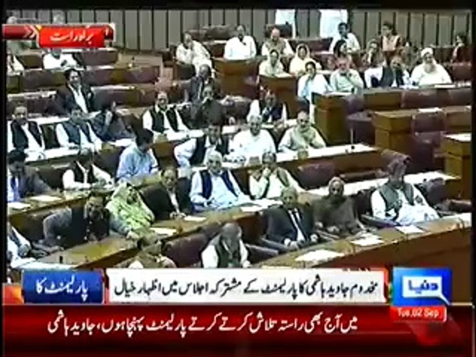 Javed Hashmi telling funny story of Qadri