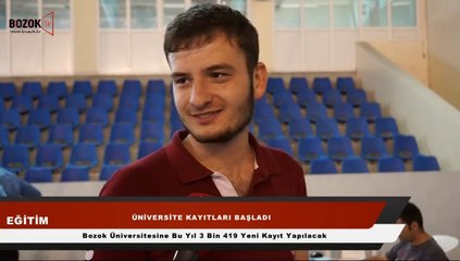 BOZOK ÜNİVERSİTESİNDE 2014-2015 KAYITLARI BAŞLADI