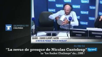 Zapping TV : si DSK faisait son "Ice Bucket Challenge"...