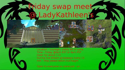 ChipGM's Friday Swap Meet @ LadyKathleen's - Fri 29 Aug