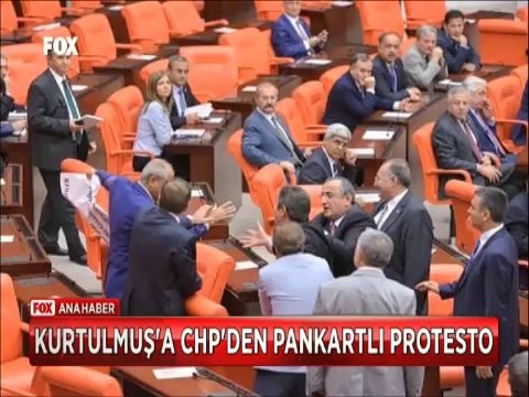 Numan Kurtulmuş'a Mecliste CHP'den Karun oldular protestosu