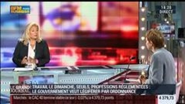 Laurence Parisot, ancienne présidente du Medef, dans Le Grand Journal – 01/09 2/3