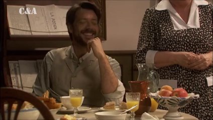 Momentos C&A: En la pensión, Hilaria reparte el correo. Hay carta para Aurora