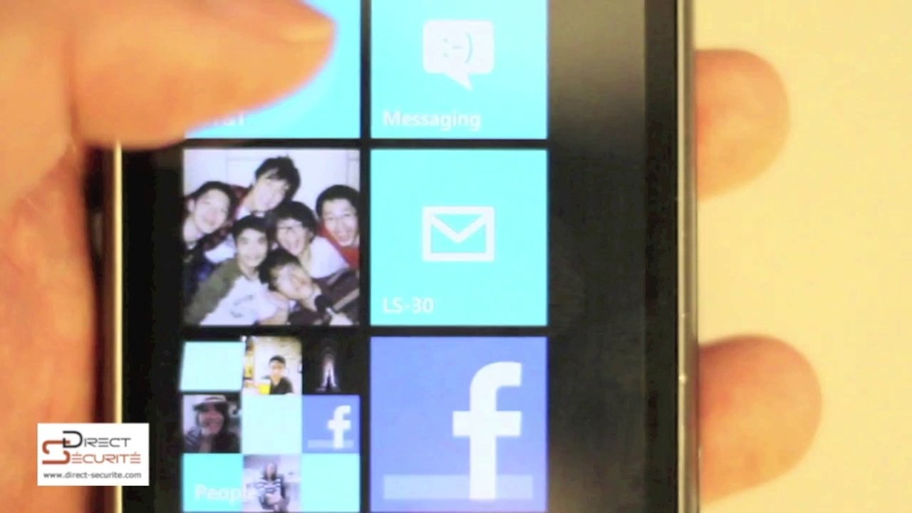 alarme IP pour la maison : Système d'alarme IP Scientech et application internet